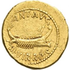 Aureus - Mark Antony ANT·AVG III·VIR·R·P·C / LEG XIX