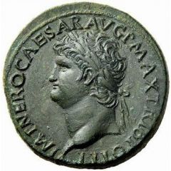 Sestertius - Nero ADLOCVT COH S C
