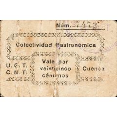 25 Céntimos Cuenca, Colectividad Gastronómica