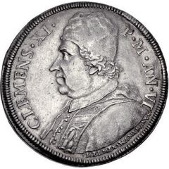 1 Piastra - Clemente XI