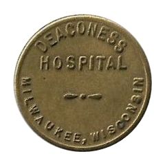Parking Token - Deaconess Hospital Milwaukee, Wisconsin