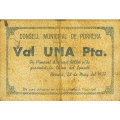 1 Peseta Porrera