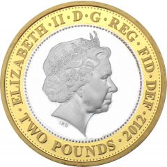 2 Pounds - Elizabeth II Charles Dickens, Silver Proof