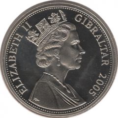 1 Crown - Elizabeth II Battle of St. Vincent