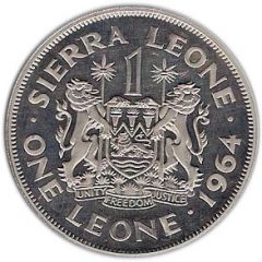 1 Leone - Elizabeth II Proof Issue