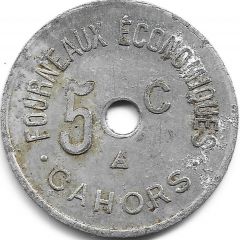 5 Centimes Fourneaux économiques -Cahors
