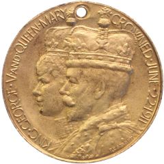 Medal - George V Coronation; Coventry; brass