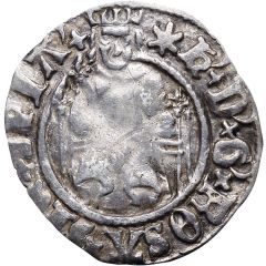 1 Penny - Henry VIII 2nd coinage, Durham mint