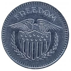 Token - No Cash Value Eagle, Freedom, 23 mm, Non-magnetic Alloy