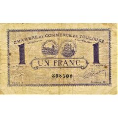 1 Franc - Chambre de Commerce de Toulouse 31