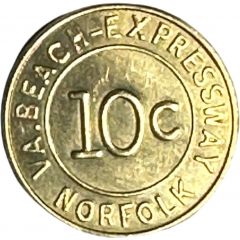 10 Cents - VA. Beach-Expressway Norfolk, Virginia