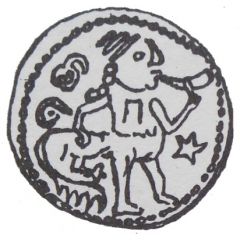 Denier Bracteate - Mieszko the Younger Kalisz mint