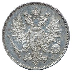 25 Pennia with crown