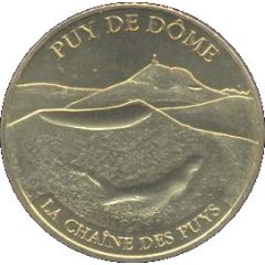 Monnaie de Paris Tourist Token - Puy de Dôme La chaîne des Puys