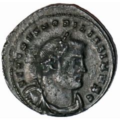 Nummus - Severus II as Caesar SEVERVS NOBILISSIMVS C, GENIO POPVLI ROMANI, Londinium