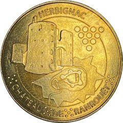 Jeton touristique - Monnaie de Paris - Herbignac - Chateau de Ranrouet