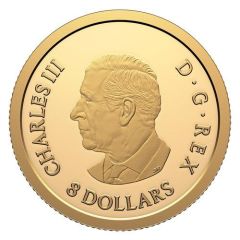 8 Dollars - Charles III Water Dragon