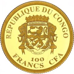 100 Francs CFA Merry Christmas