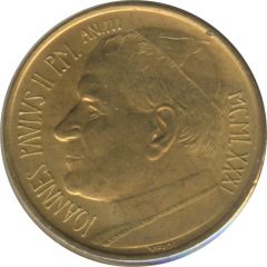 20 Lire - Ioannes Paulus II Hospitality