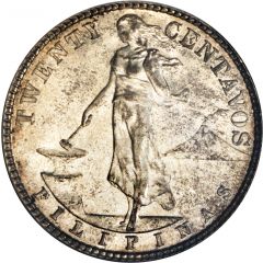 20 Centavos Small type