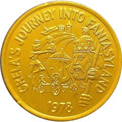 Mardi Gras Token - Krewe of Grela Grela's Journey Into Fantasyland