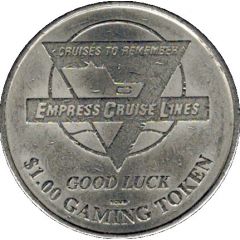 1 Dollar Gaming Token - Empress Cruise Line