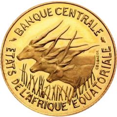100 Francs CFA Piedfort Essai