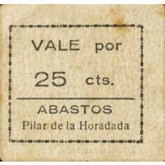 25 Céntimos Pilar de la Horadada