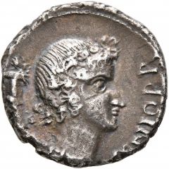 Denarius MARTI VLTORI, Genius and Mars