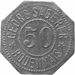 50 Pfennigs - Bodenmais Georg Sagerer