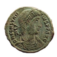 Nummus - Constantius II CONCORDIA MILITVM, A-B, Thessalonica