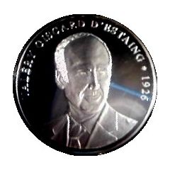 Les présidents Français Valérie Giscard D`estaing