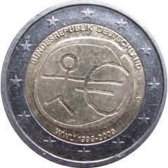 2 Euros 10 Years of EMU