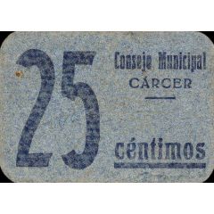 25 Céntimos Cárcer