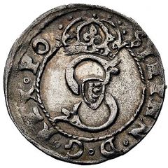 Szeląg litewski - Stefan Batory Wilno mint