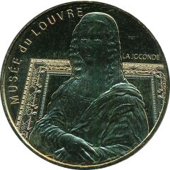 Monnaie de Paris Tourist Token - Musée du Louvre La Joconde