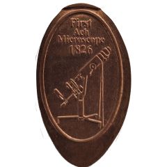 Elongated Coin - First Ach Microscope 1826