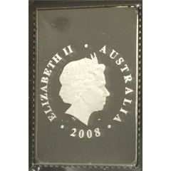 50 Cents - Elizabeth II 4th Portrait - Olympic Games Beijing - Stamp Shaped