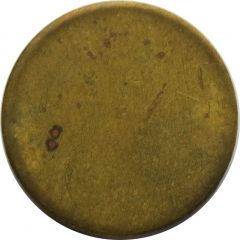 Blank Token Brass, 18 mm