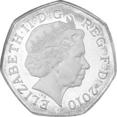 50 Pence - Elizabeth II Girlguiding, Silver Proof