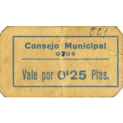 0.25 Pesetas Ojós