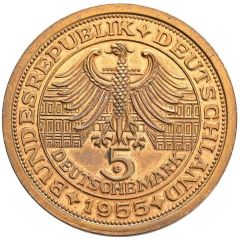 5 Deutsche Mark Markgraf von Baden - Pattern