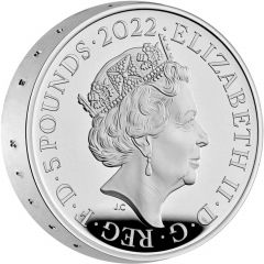 5 Pounds - Elizabeth II Tutankhamun’s Tomb Centenary, Silver Piedfort