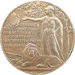 Medal - 100 years of Independence 1813 -1913