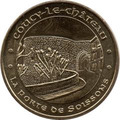 Monnaie de Paris Tourist Token - Coucy-le-Château La porte de Soissons