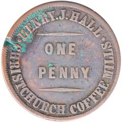 1 Penny - Hall, Henry J. Christchurch