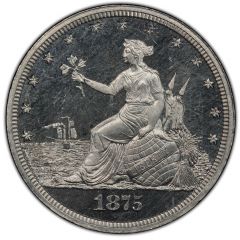 20 Cents `18751/5 Dollar` Pattern, aluminium