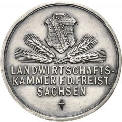 Agricultural award medal - Chamber of Agriculture of the Free State of Saxony