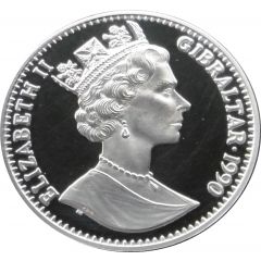 1 Crown - Elizabeth II World Cup - Goalkeeper, Silver Proof