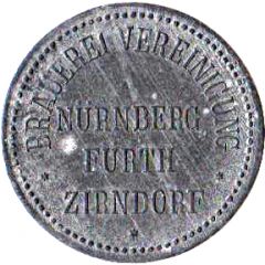 1 Liter Bier Brauerei Vereinigung, Nürnberg-Fürth-Zirndorf
